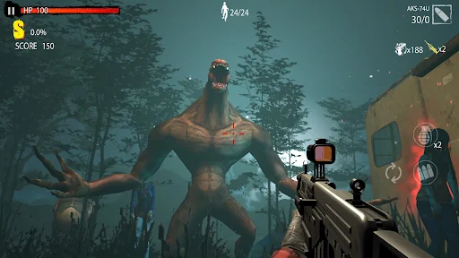 Zombie Hunter D-Day MOD APK (Menu, Unlimited Damage) v1.0.917
