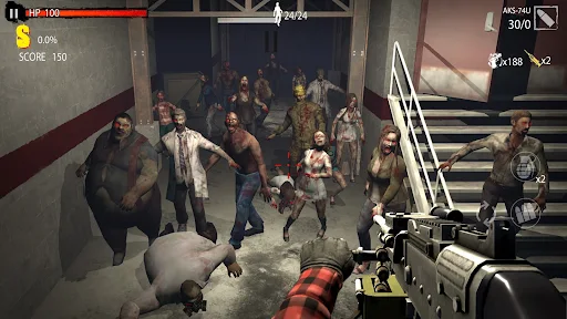 Zombie Hunter D-Day MOD APK (Menu, Unlimited Damage) v1.0.917
